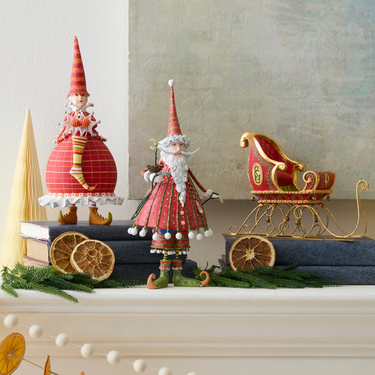 Patience Brewster Dash Away Dashing Santa Figure - Image 3