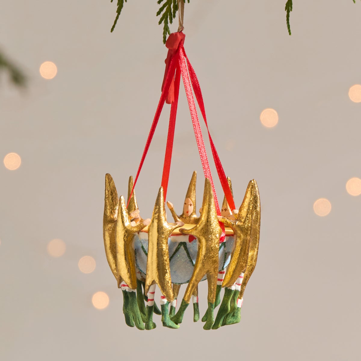 Patience Brewster 12 Days 9 Drummers Drumming Ornament - Image 2