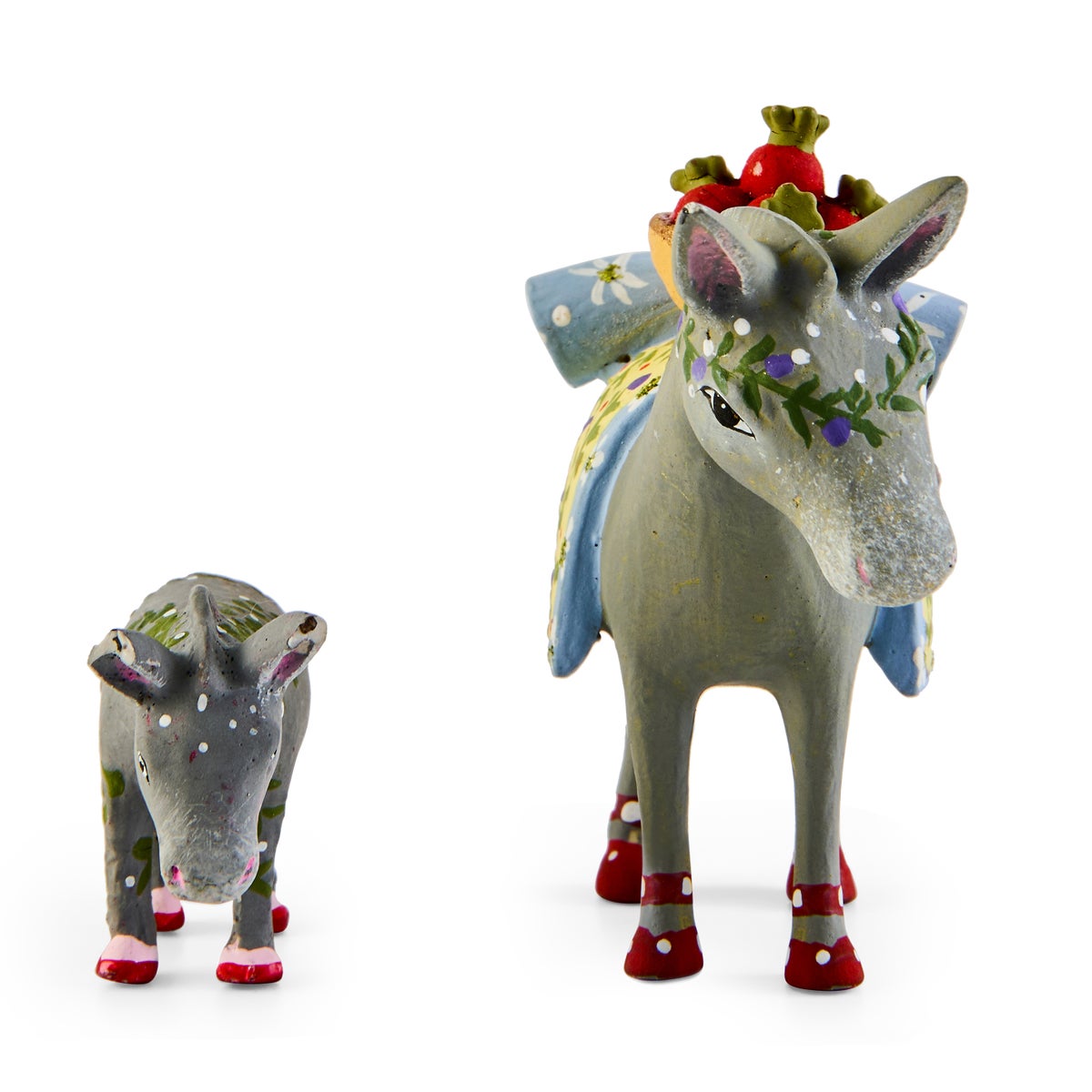 Patience Brewster Nativity Mother & Baby Donkey Mini Figures