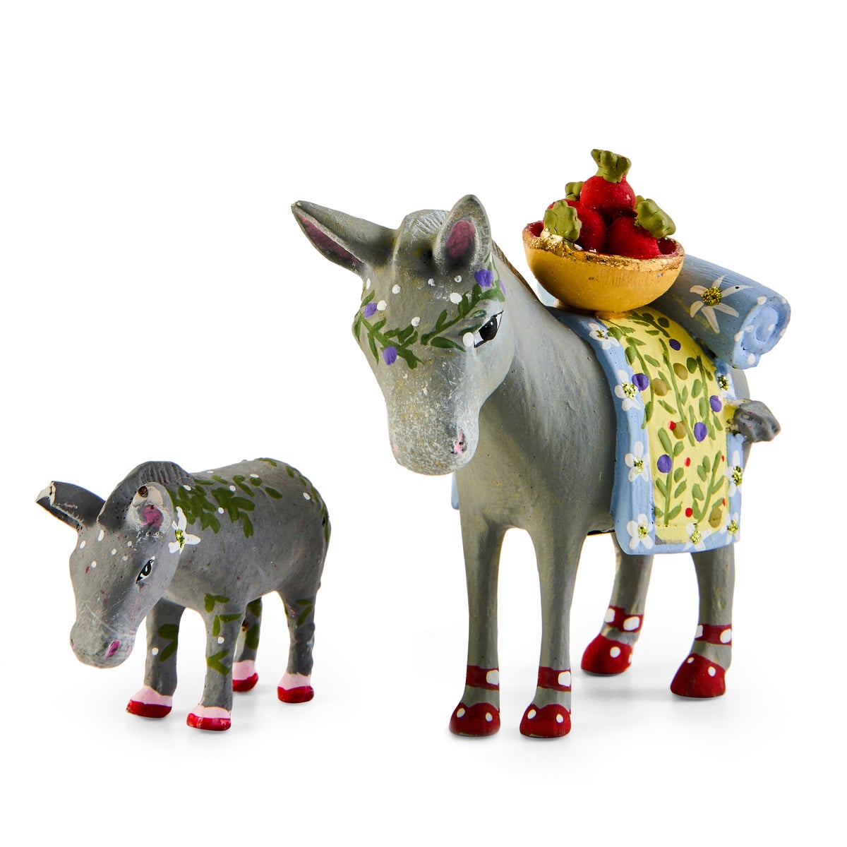 Patience Brewster Nativity Mother & Baby Donkey Mini Figures - Image 5