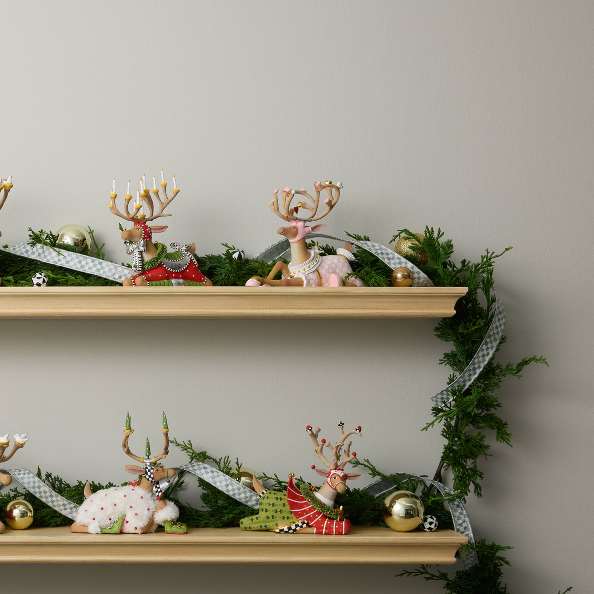 Patience Brewster Dash Away Sitting Cupid Reindeer Figure - Image 2