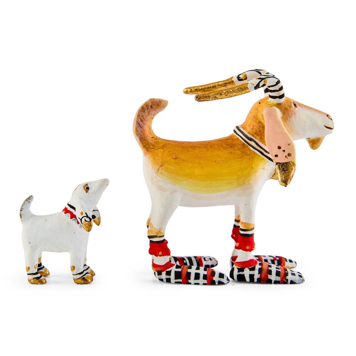 Patience Brewster Mini Nativity Nathan & Noel Goat Figures - Image 5