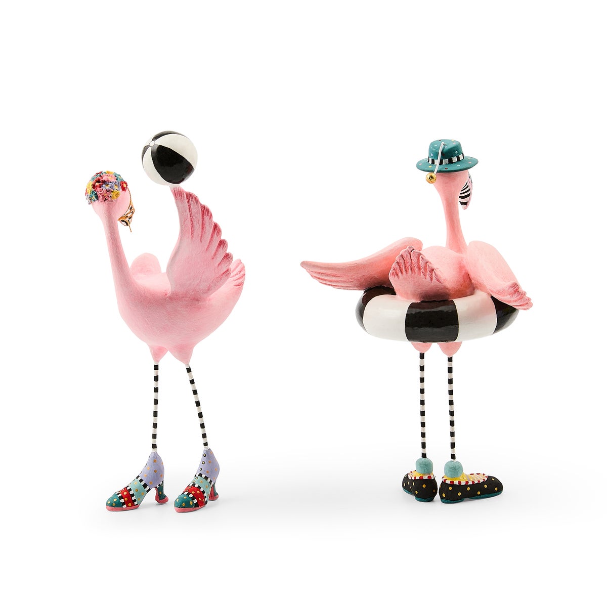 Sheila and Sheldon Flamingo Figurines, Set of 2 - Image 4