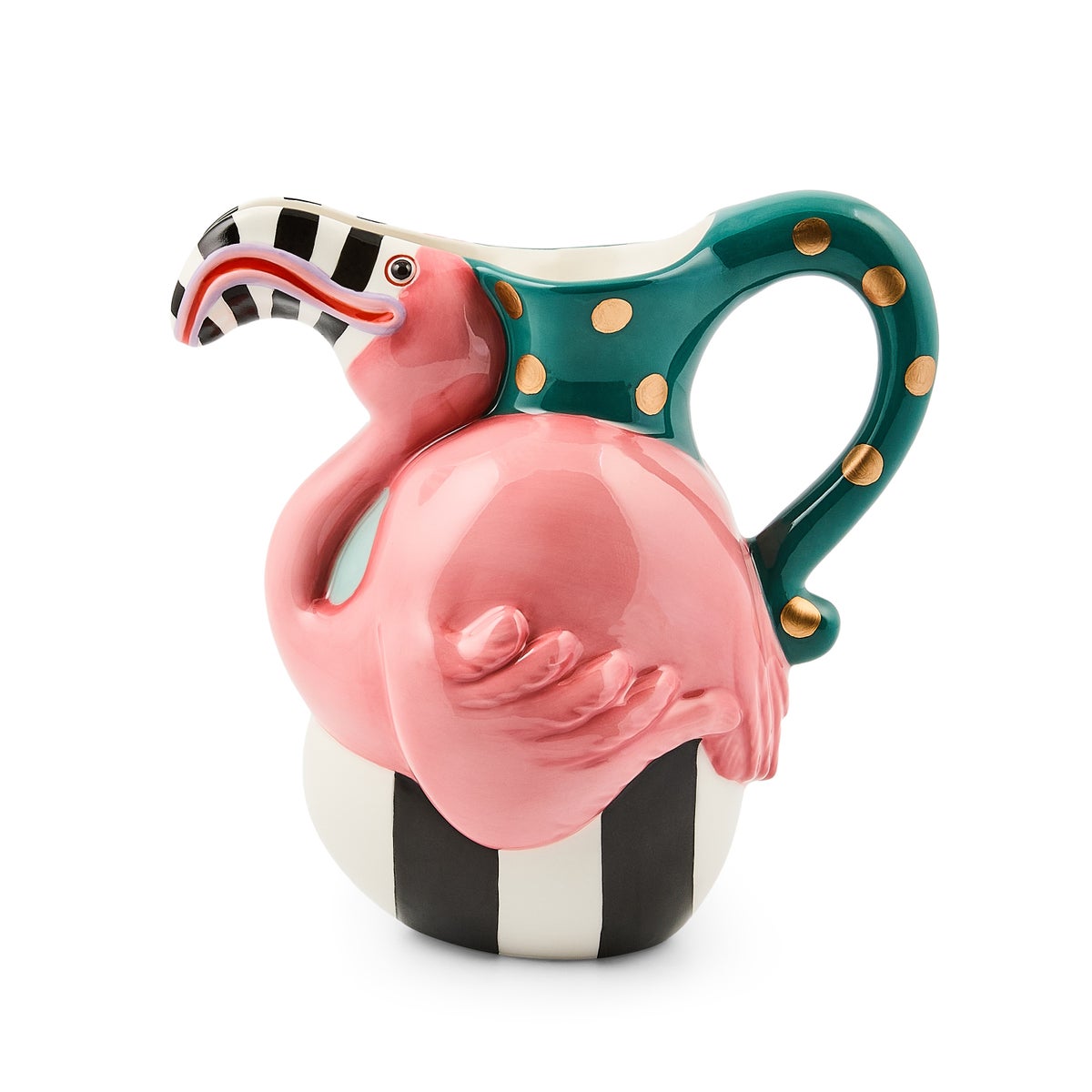 Patience Brewster Flamingo Ceramic Pitcher