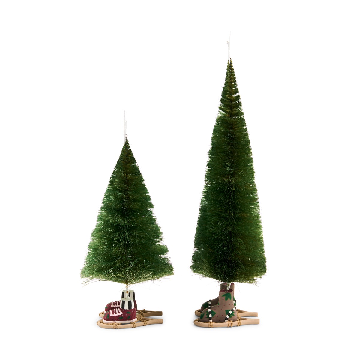 Patience Brewster Mooseltoe Sisal Trees, Set of 2 - Image 3