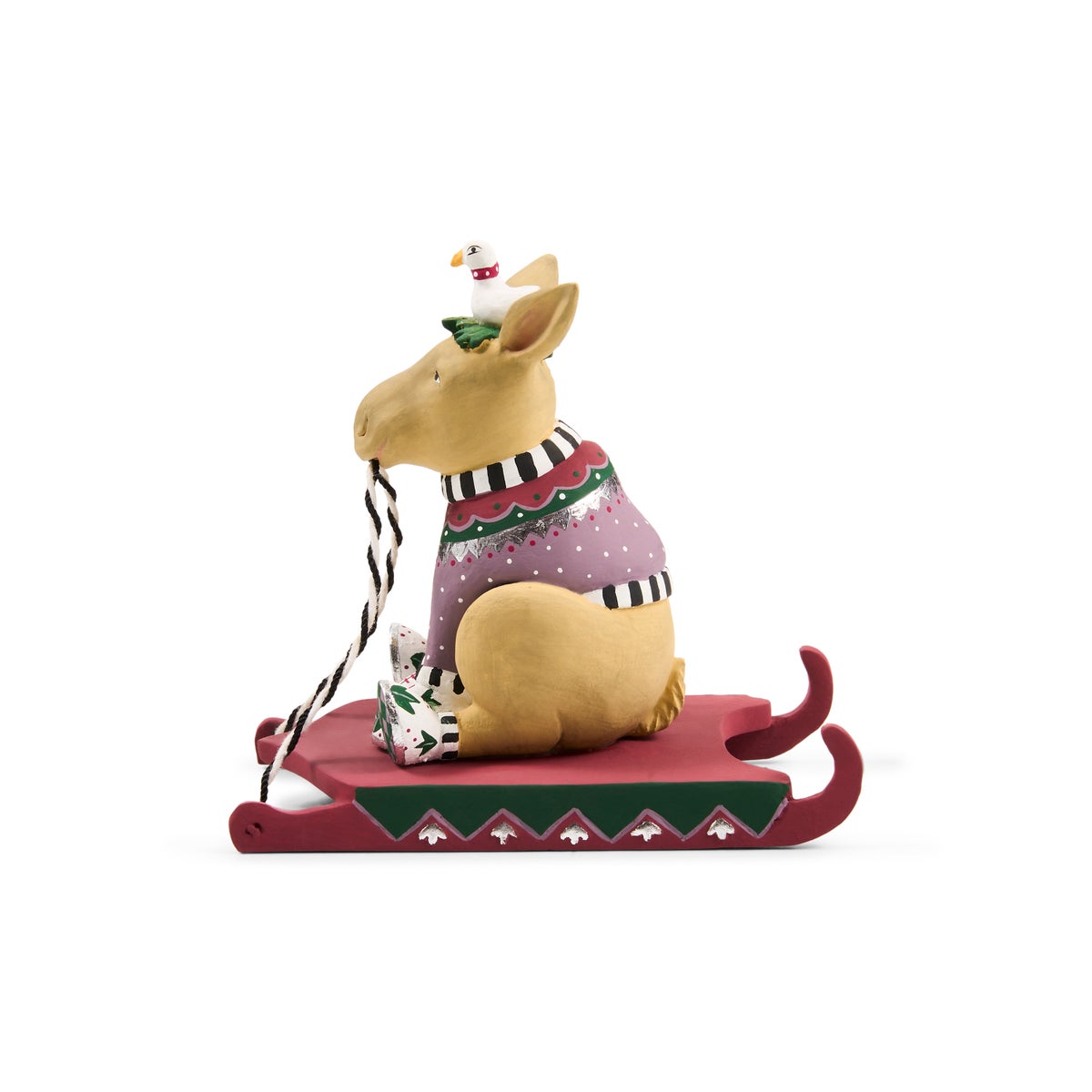 Patience Brewster Mooseltoe Baby Moose on Sled - Image 3