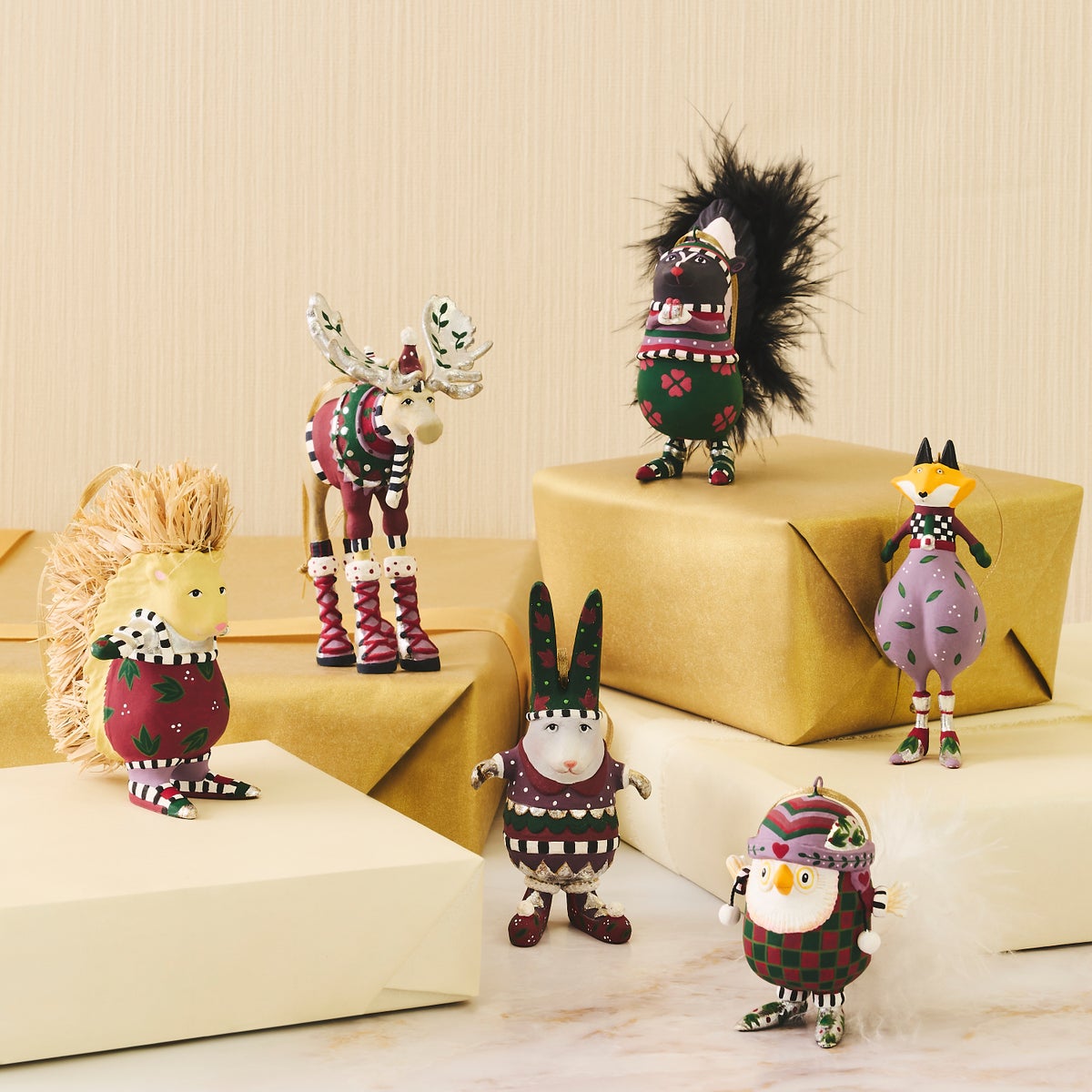 Patience Brewster Mooseltoe Mini Ornaments, Set of 6 - Image 2