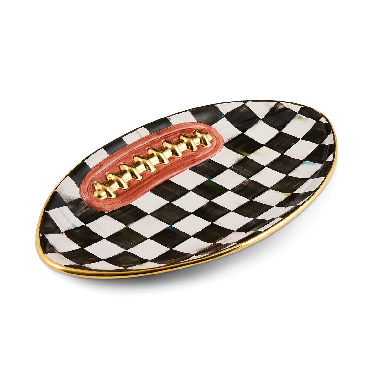 Courtly Check Football Platter - Image 3