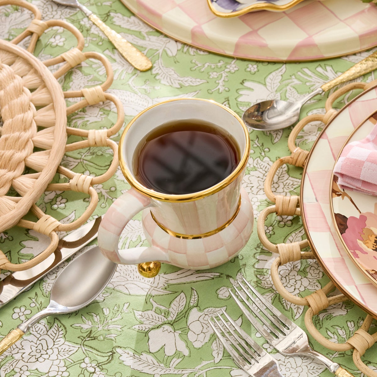 Rosy Check Ceramic Mug - Image 6