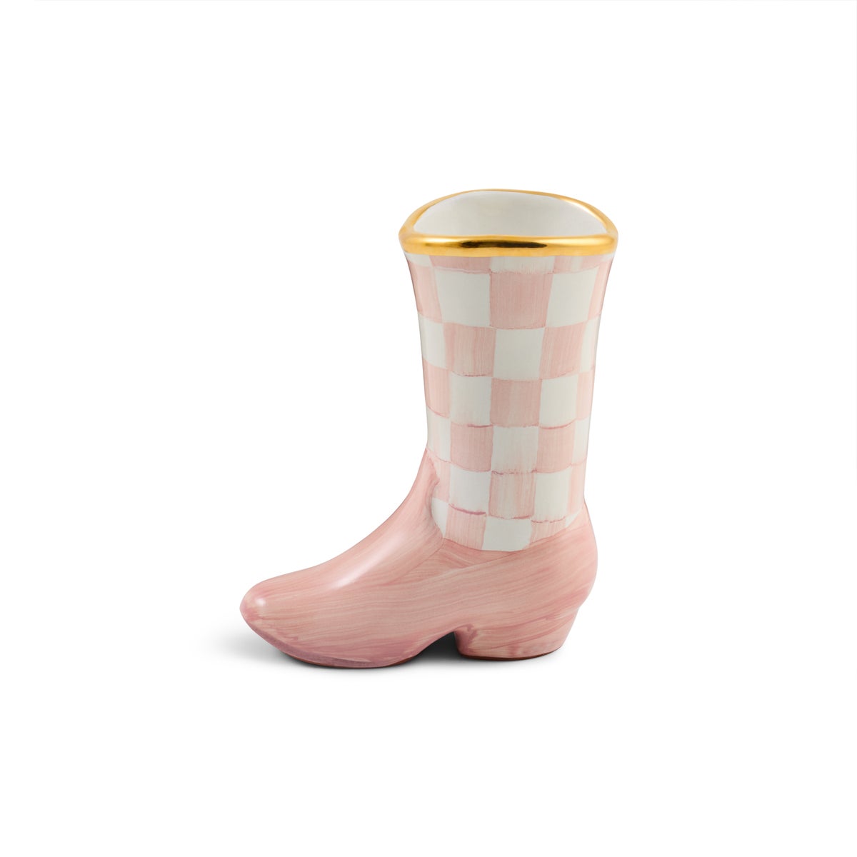 Lainey Wilson Rosy Check Cowgirl Boot Bud Vase - Image 3