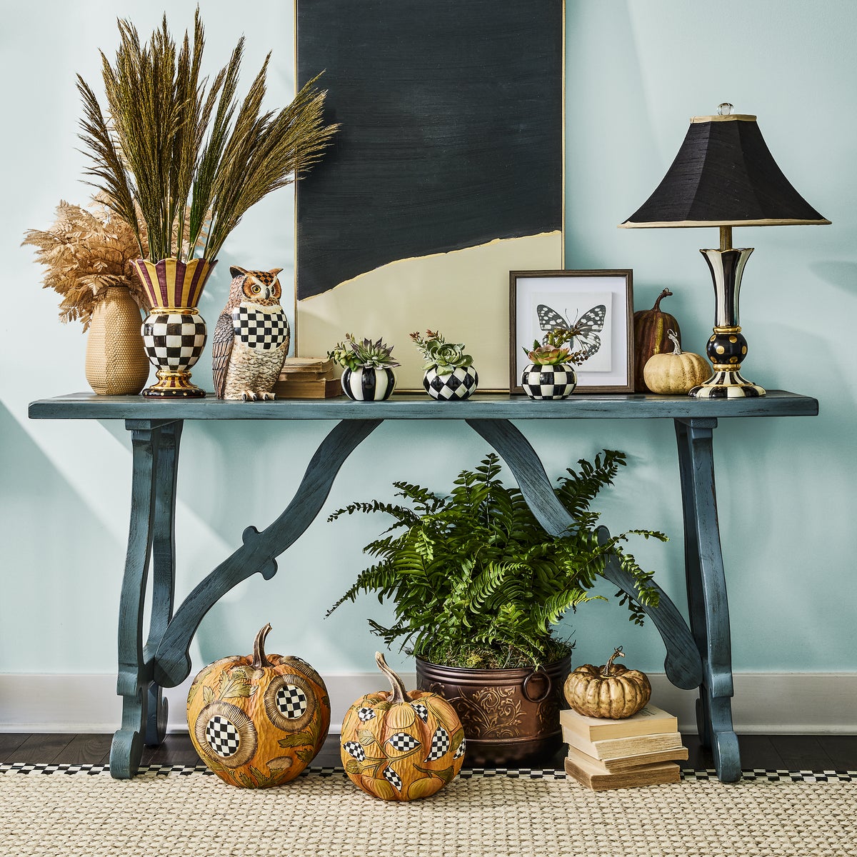 Courtly Stripe Vase Lamp - Image 3