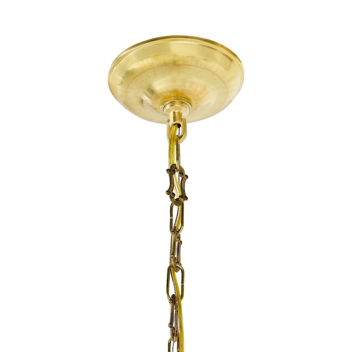 Sterling Check Flared Ceramic Pendant Lamp - Image 2