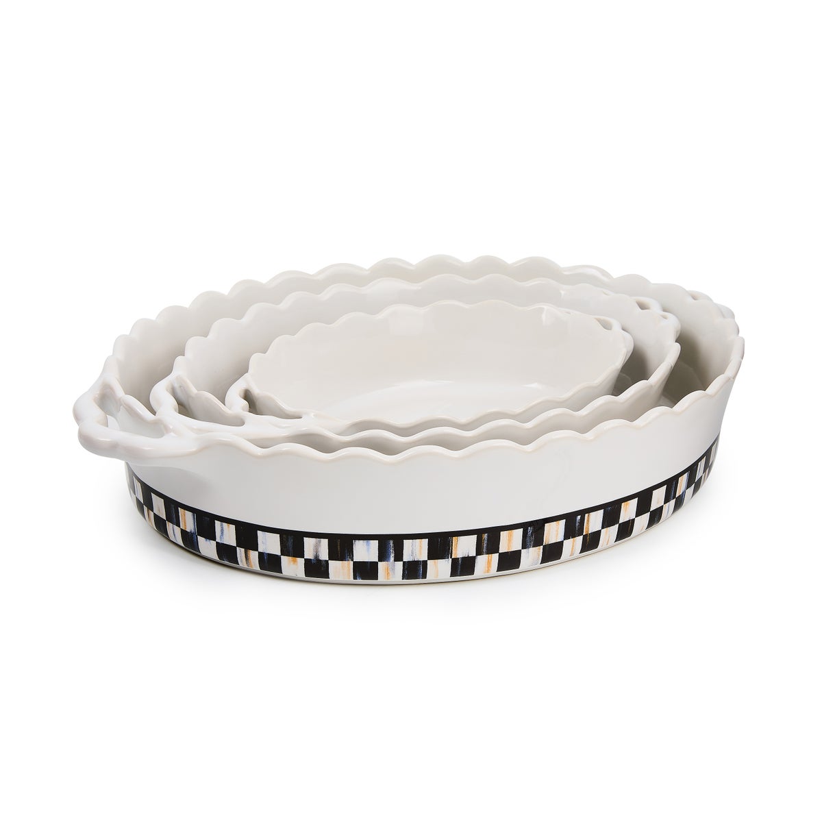 Courtly Check Everyday Large Oval Baker - Image 3