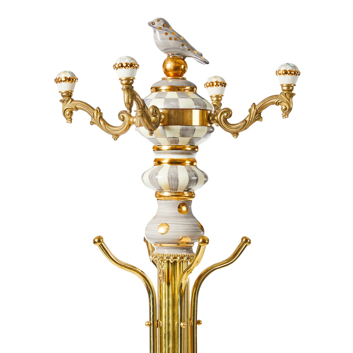 Sterling Check Coat Perch - Image 3