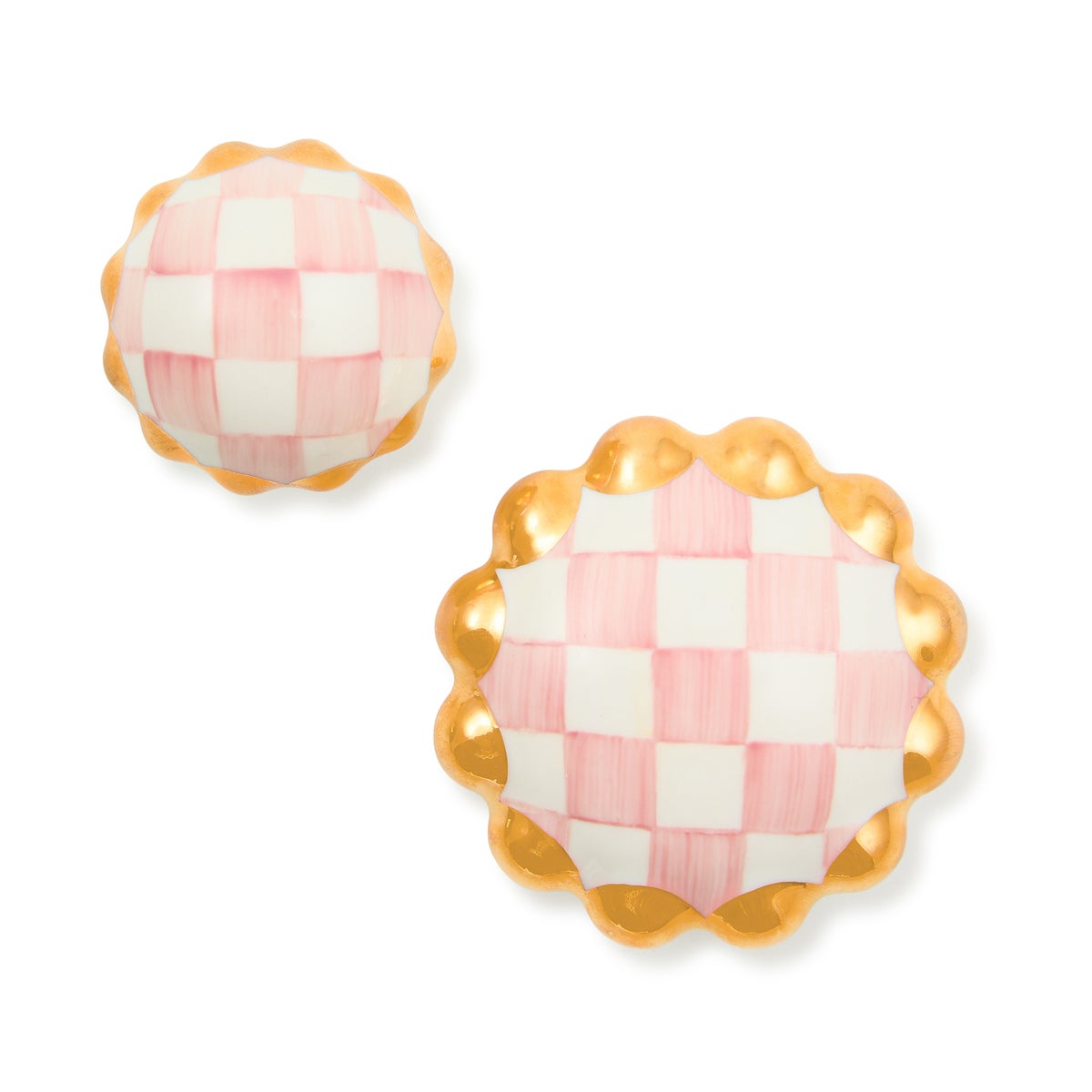 Rosy Check Petit Four Round Knob - Image 2