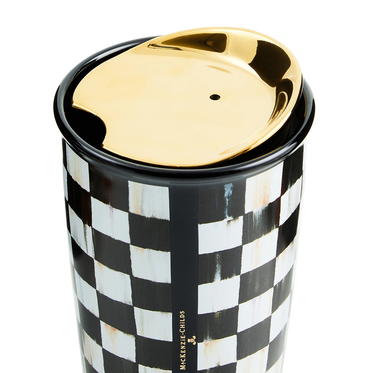 Courtly Check Ceramic Travel Cup - Image 3
