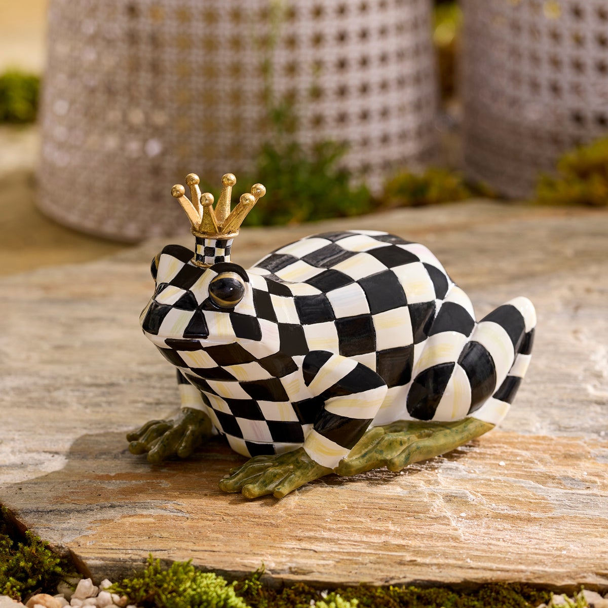 Courtly Check Frog Hide-A-Key - Image 3