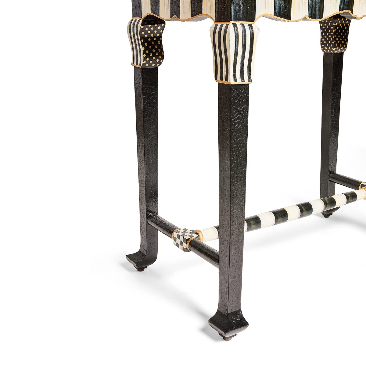 Courtly Check & Stripe Writing Desk - Image 8