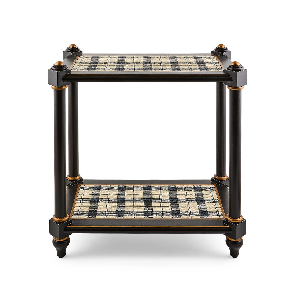 Mad for Plaid Accent Table