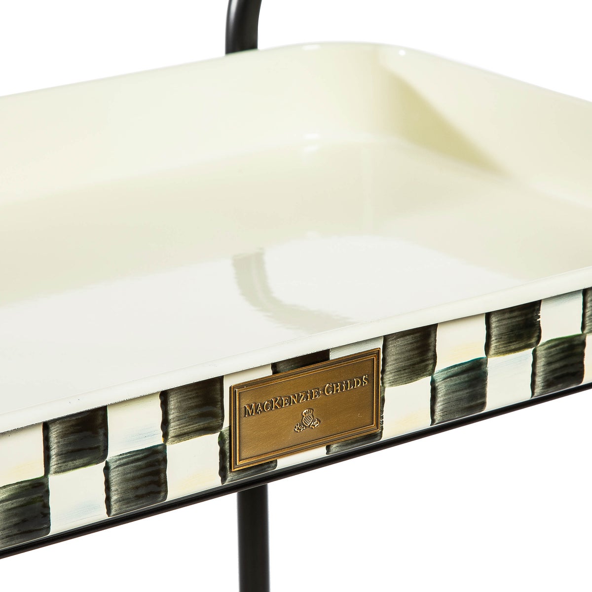 Courtly Check 2-Tier Kitchen Cart - Image 4