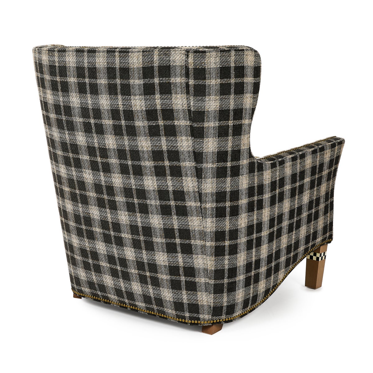 Mad for Plaid Wing Chair - Image 5