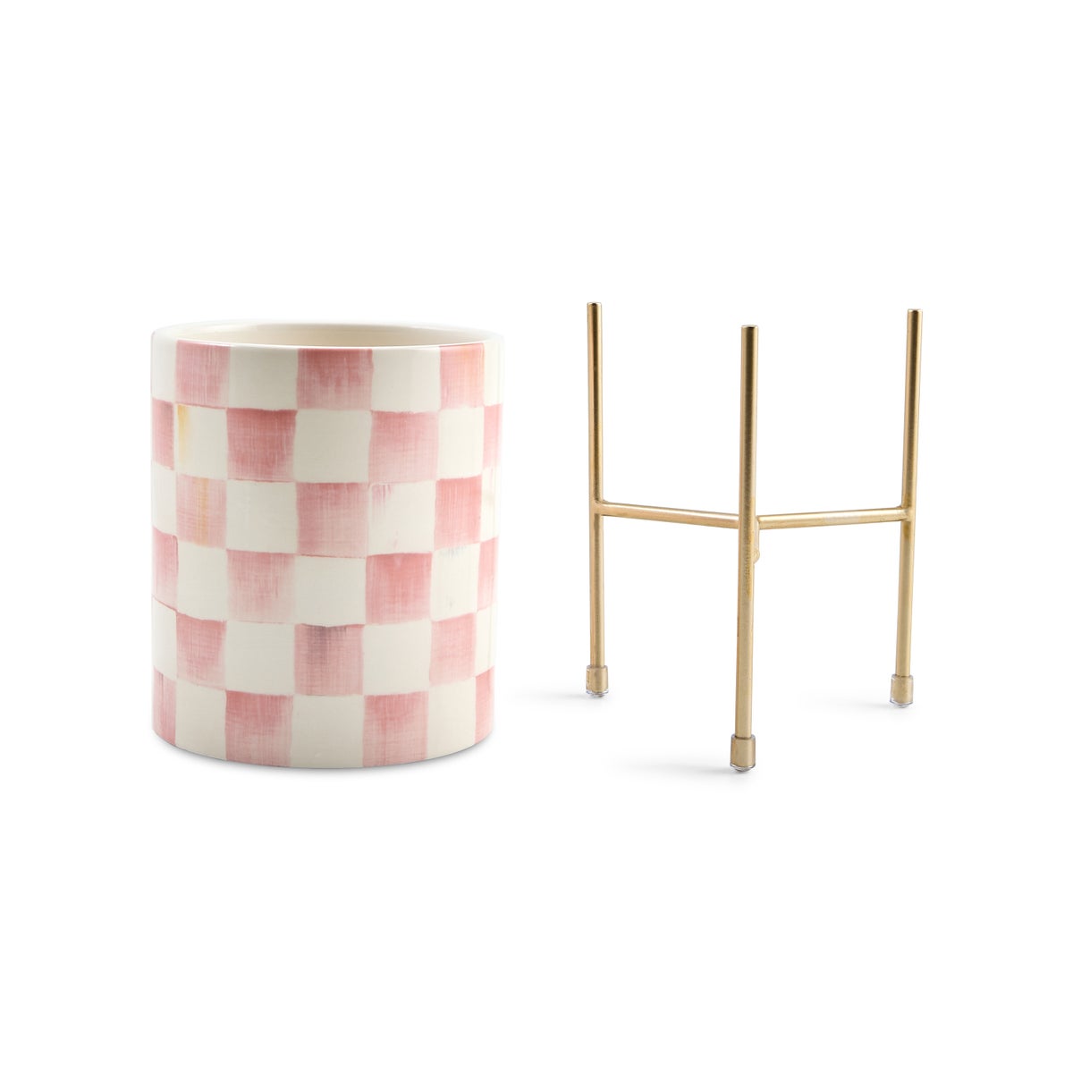 Rosy Check Tabletop Planter - Image 3
