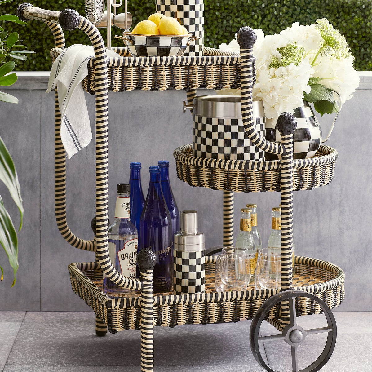 Courtyard Bar Cart - Image 2