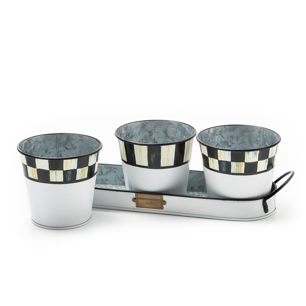 Spectator Galvanized Herb Pots, Set of 3 - Image 5