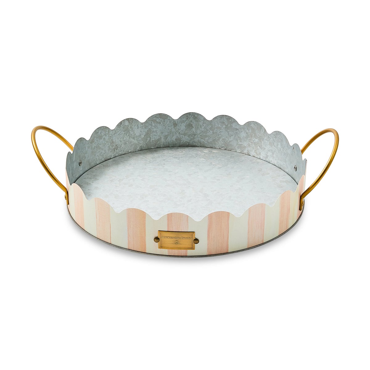 Rosy Stripe Serving Trays, Set of 2 - Image 5