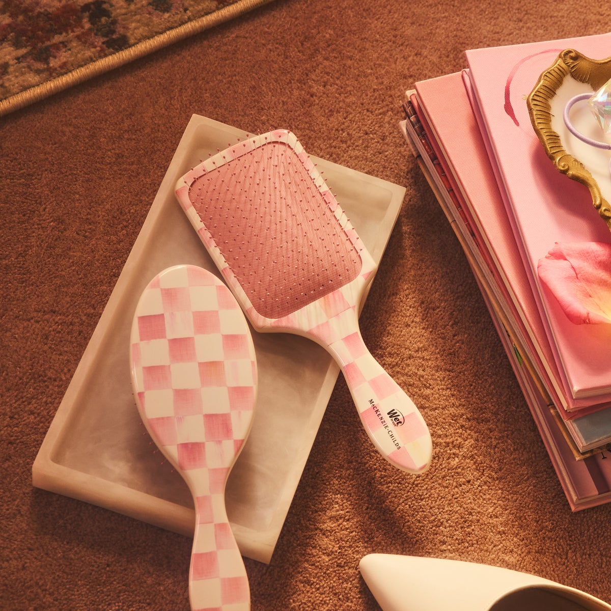 Wet Brush Rosy Check Paddle Brush - Image 8