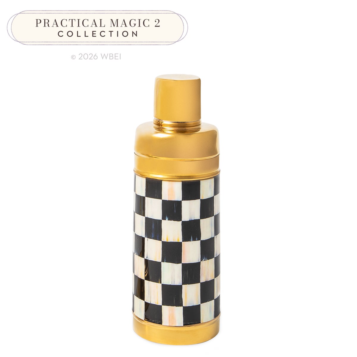 Courtly Check 3260 Gold Cocktail Shaker