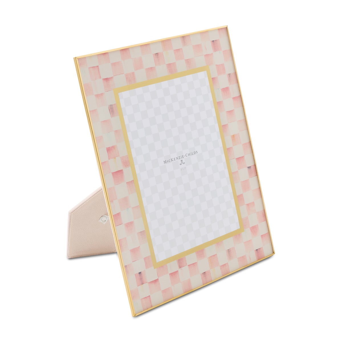Rosy Check 5" x 7" Glass Frame - Image 3