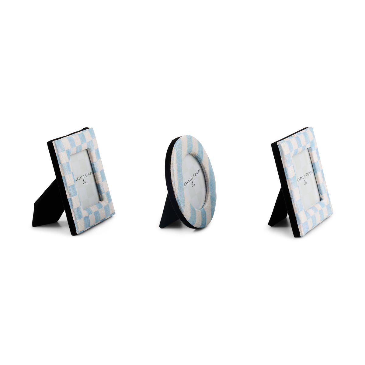 Sky Fabric Frames, Set of 3 - Image 3