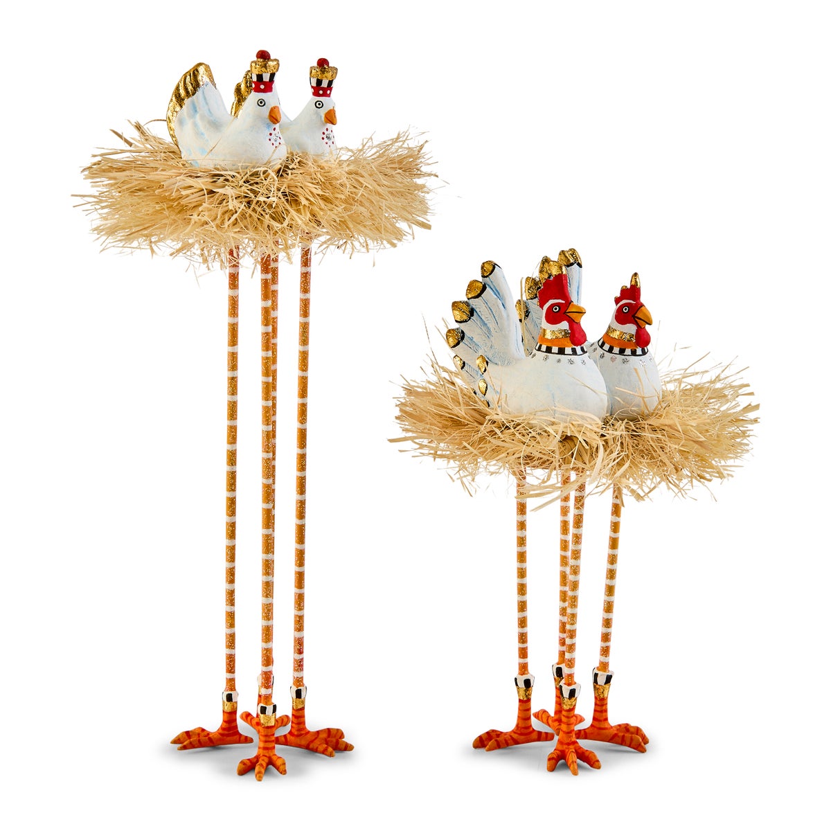 Patience Brewster Nativity Chicken & Dove Figures - Image 4