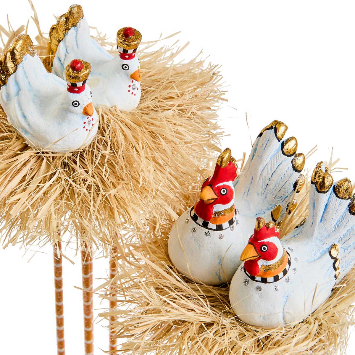 Patience Brewster Nativity Chicken & Dove Figures - Image 5