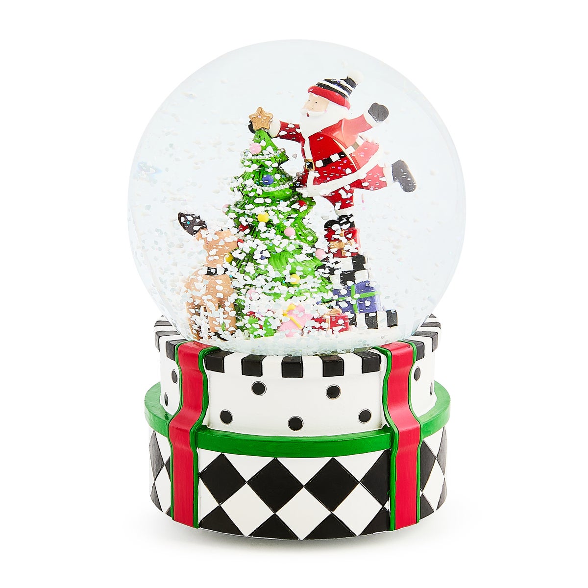 Santa & Rudolph Snow Globe - Image 2