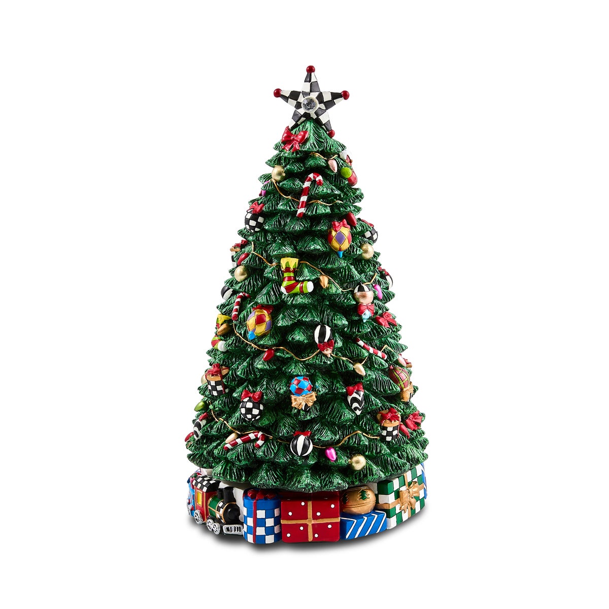 Christmas Carol Rotating Musical Tree - Image 3