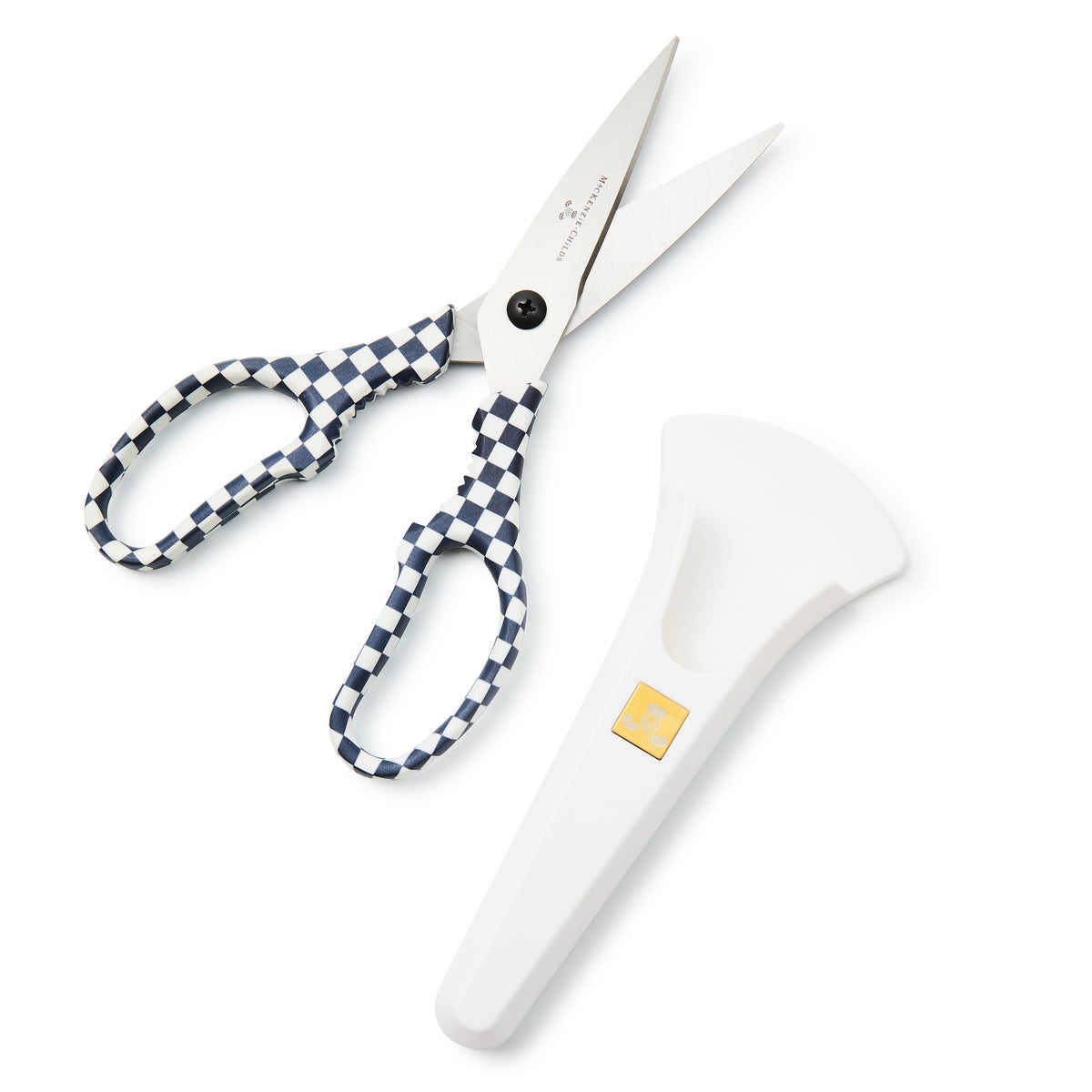 Black & White Check Kitchen Shears - Image 4
