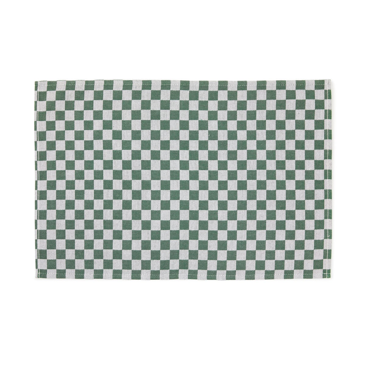 Dark Green Check Placemat, Set of 4