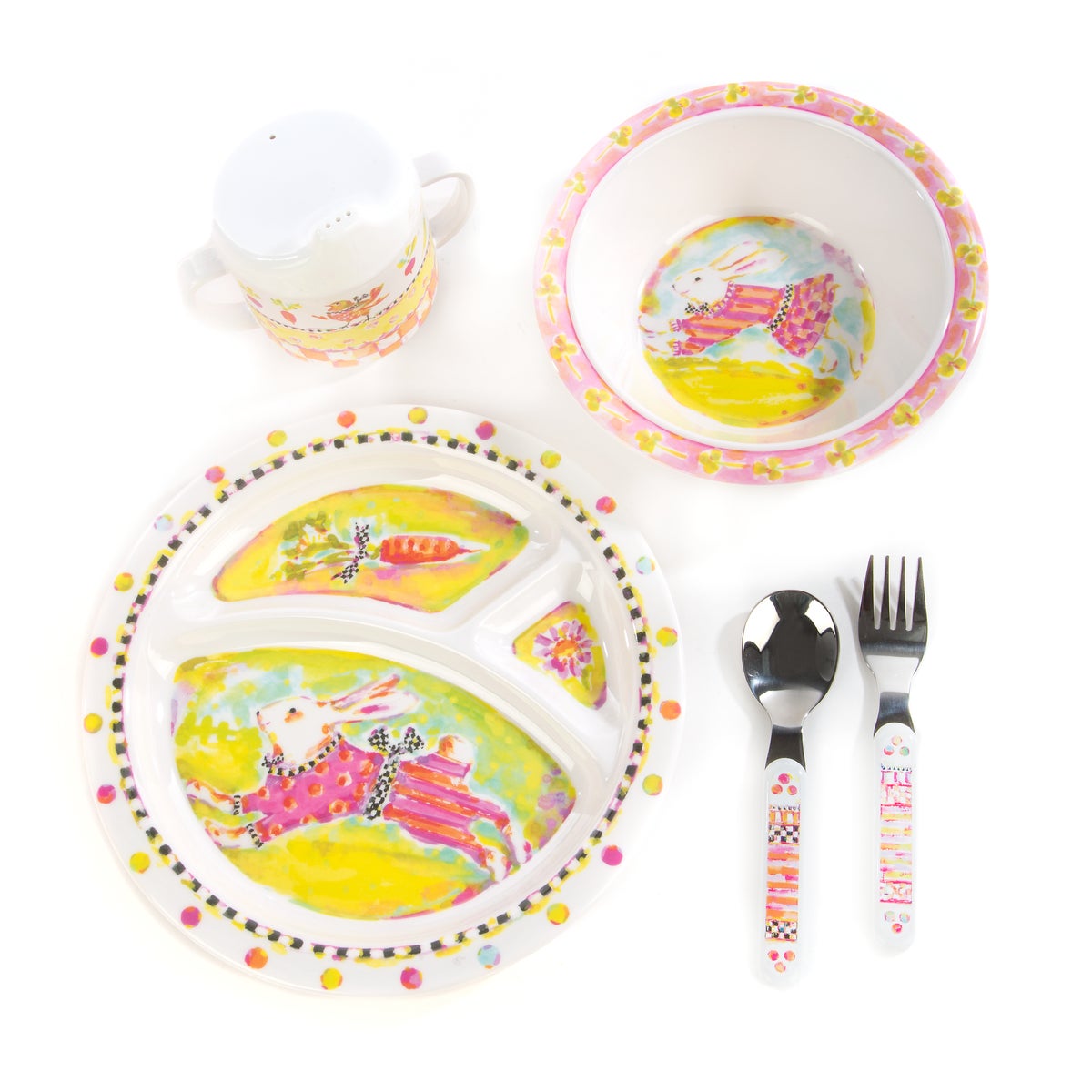 Bunny Toddler's Dinnerware Set