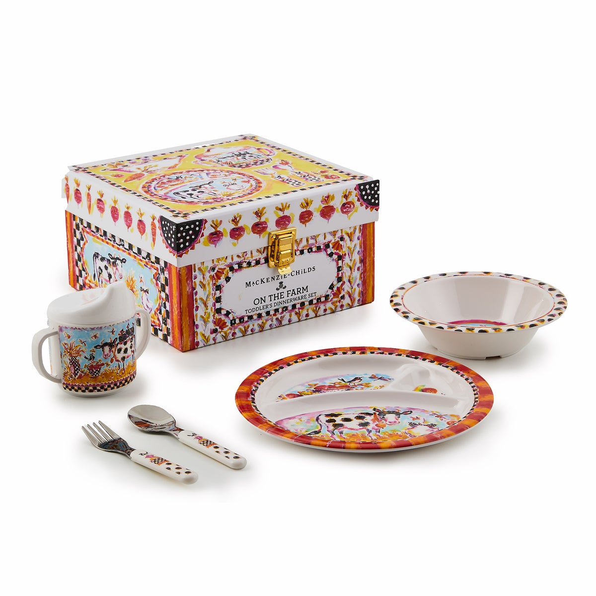 On the Farm Toddler's Dinnerware Set - Image 4