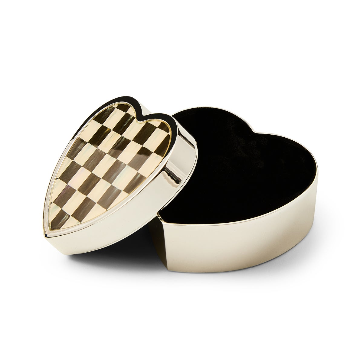 Courtly Check Heart Trinket Box - Image 2