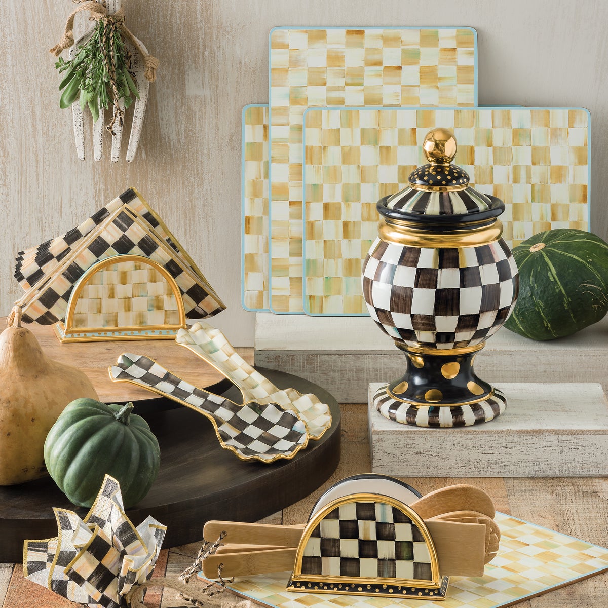 Courtly Check Dinner Paper Napkins - Image 4