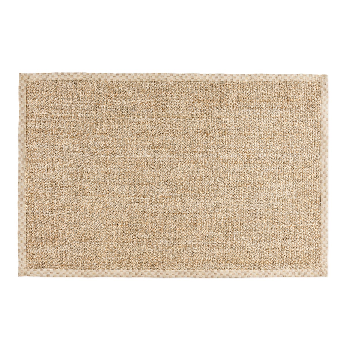 Mocha Check Chunky Jute 6' x 9' Jute Rug