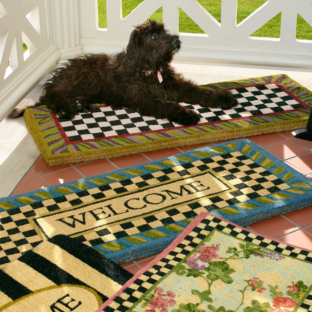 Courtly Check Double Door Entrance Mat - Image 5