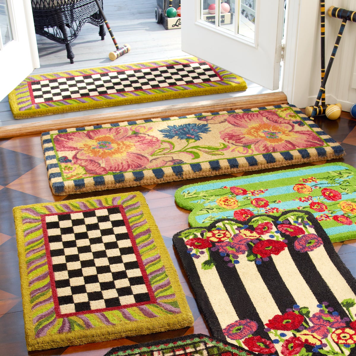 Courtly Check Double Door Entrance Mat - Image 6