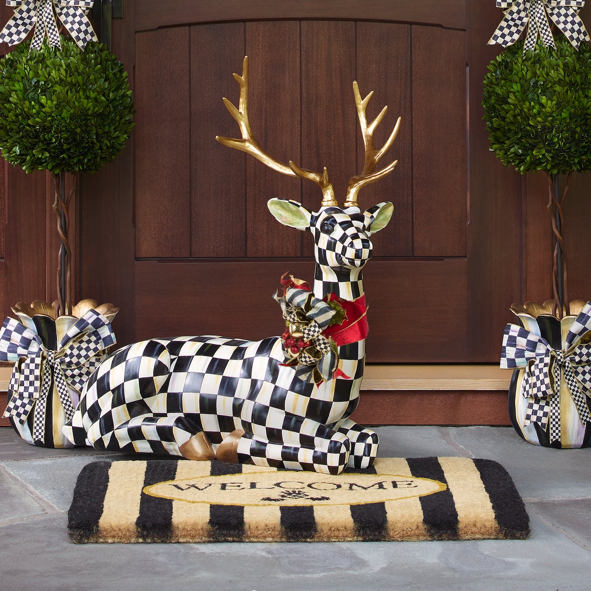 Welcome Awning Stripe Entrance Mat - Image 3