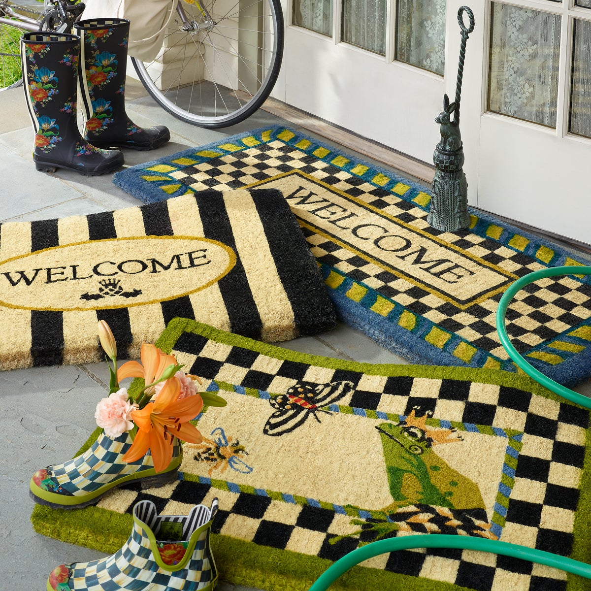 Welcome Awning Stripe Entrance Mat - Image 4