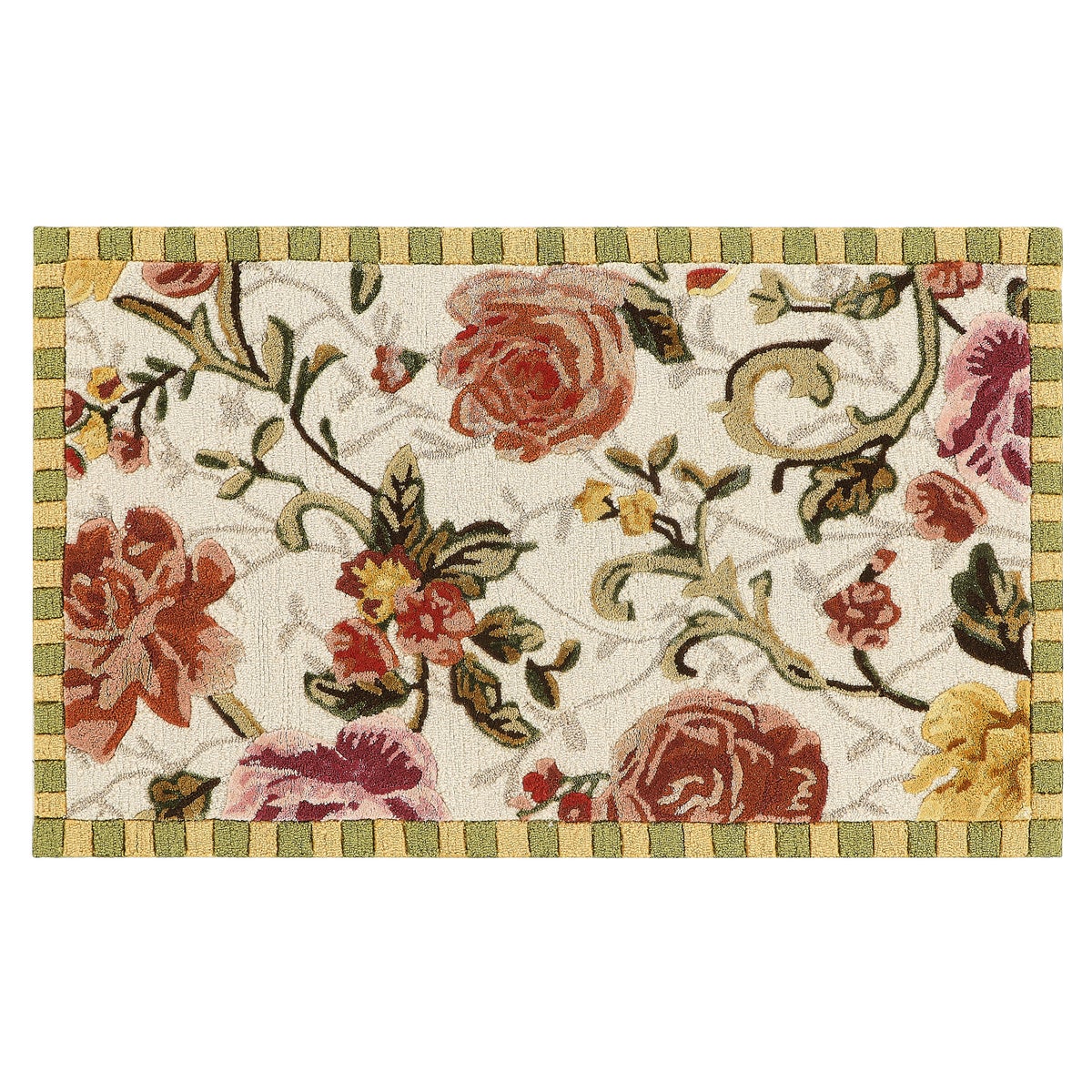 Golden Peonies 2'3' x 3'9" Rug