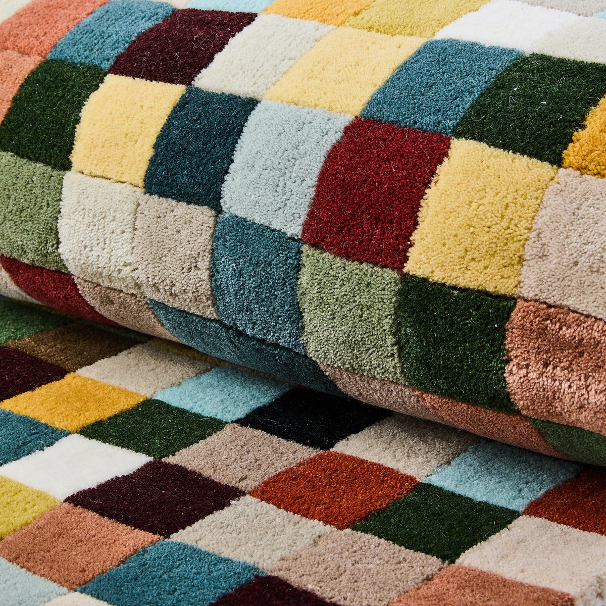 Multicolor Checkerboard 2'6" x 8' Runner - Image 2